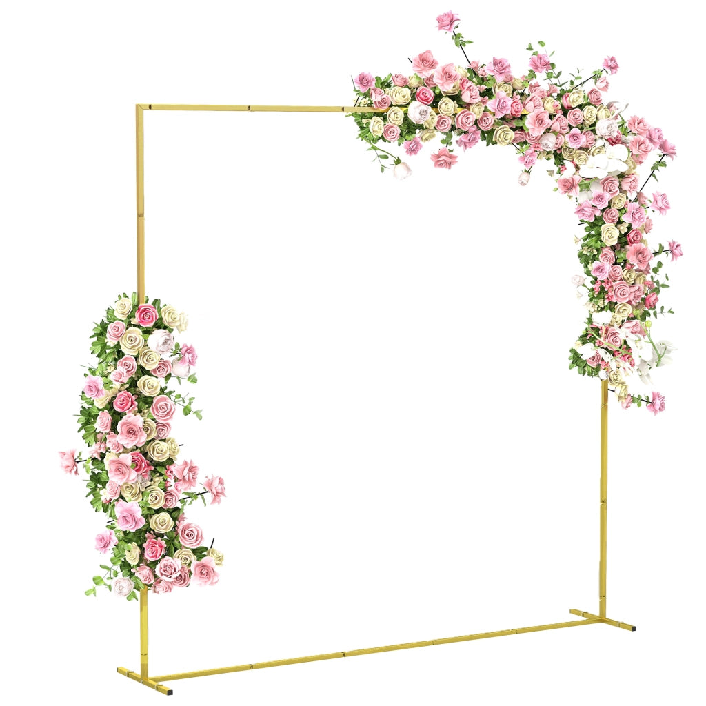 Arco per Rose in Metallo ¨C Zephmum ¨C Dorato 200x40x200 cm
