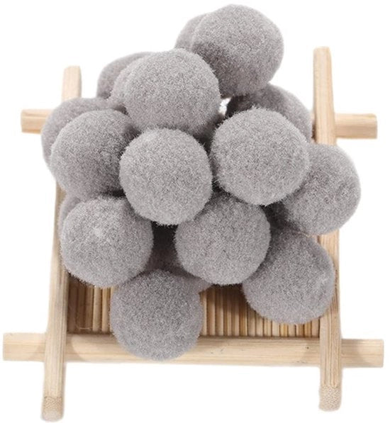 Decorazioni per Feste - Pompon 500 pezzi - Nastro 10 mm - Decorazione Elastica - Attività per Bambini/DIY - Decorazione per Compleanni - Materiale Polyester - Pompon per Knutselen