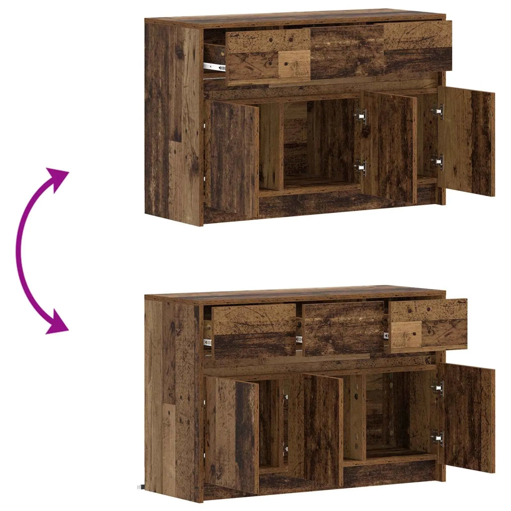 Mobile TV 91 x 34 x 61 cm Legno antico Legno ingegnerizzato 8010328