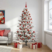 Albero di Natale artificiale con palline 240 cm 300 LED 3466801