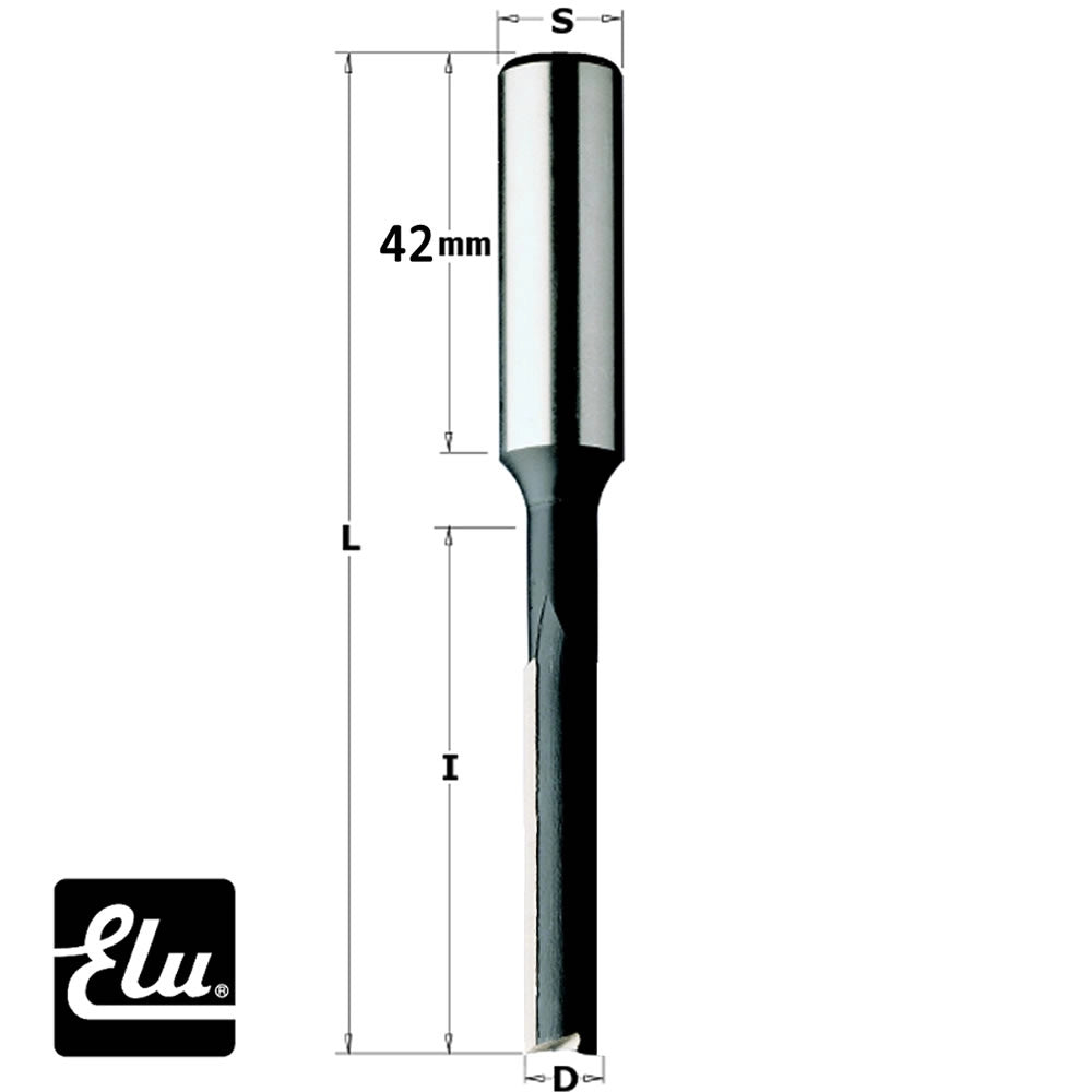 Punta per mortasa e38784 elu diametro mm 12 x 65 mm