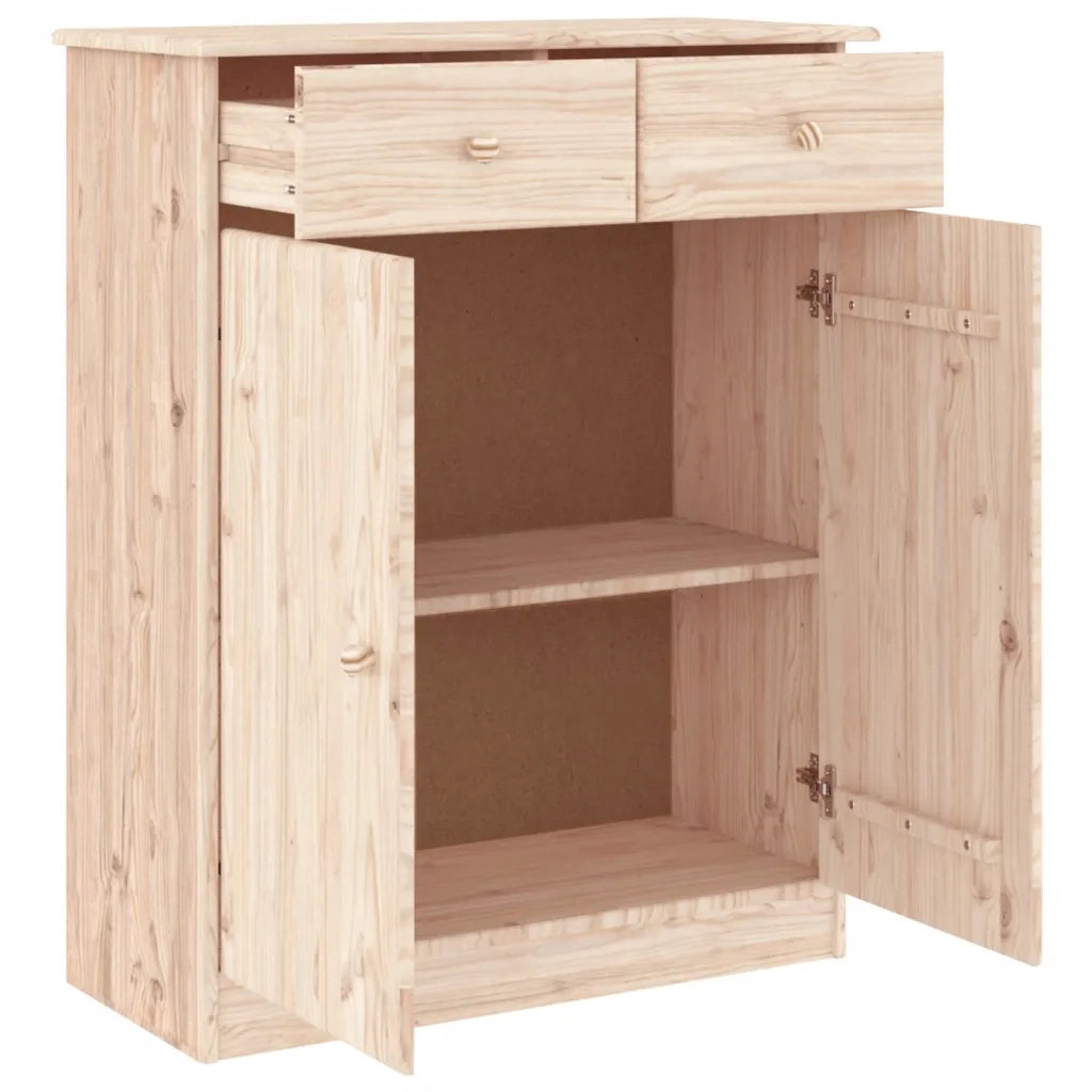 Scarpiera | Mobile per scarpe ALTA 77x35x96 cm in Legno Massello di Pino
