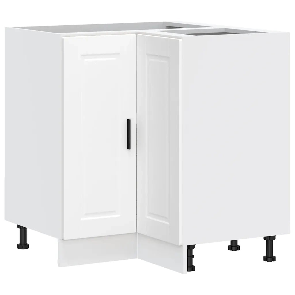 vidaXL Base ad Angolo Cucina Porto Bianco in Legno Multistrato