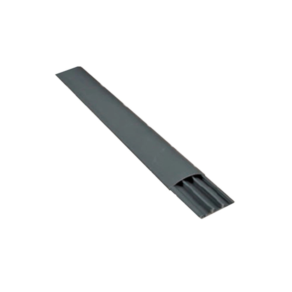 Trade Shop - 2 Canalina Cavi Plastica Ct2 Grigia 2mt 75x20mm 5627520f A Pavimento Calpestabile -