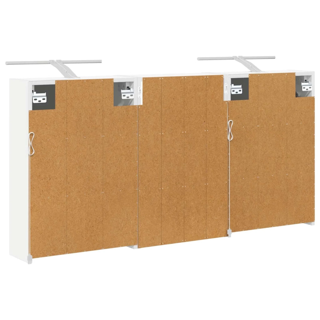 Set di Armadi da Bagno con lo scaffale 3 pcs 126 x 16 x 62.5 cm 3403832