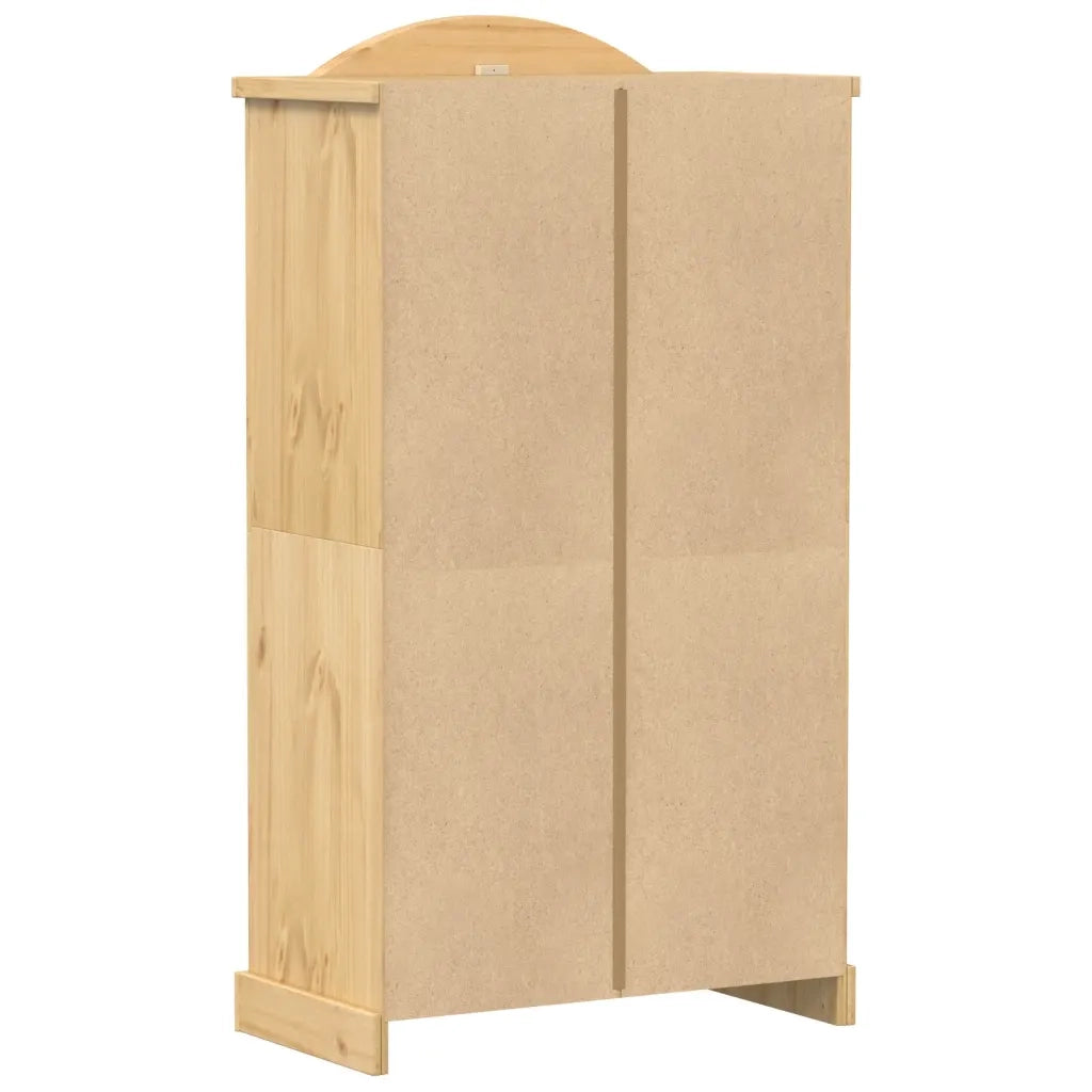 Armadio Corona 102x52x186 cm in Legno Massello di Pino 4012154