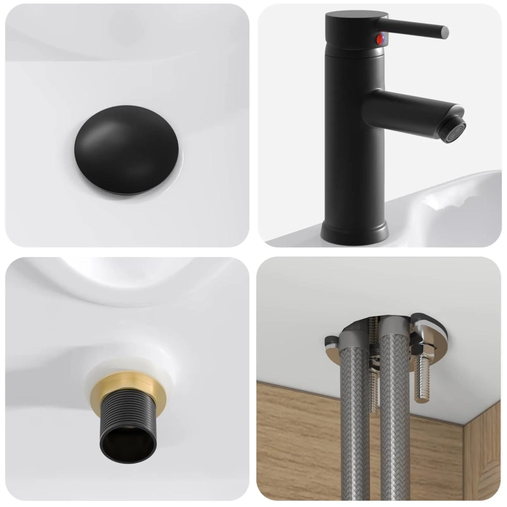 Mobile lavabo da parete Rovere Artigianale 49 x 41 x 63 cm 890591