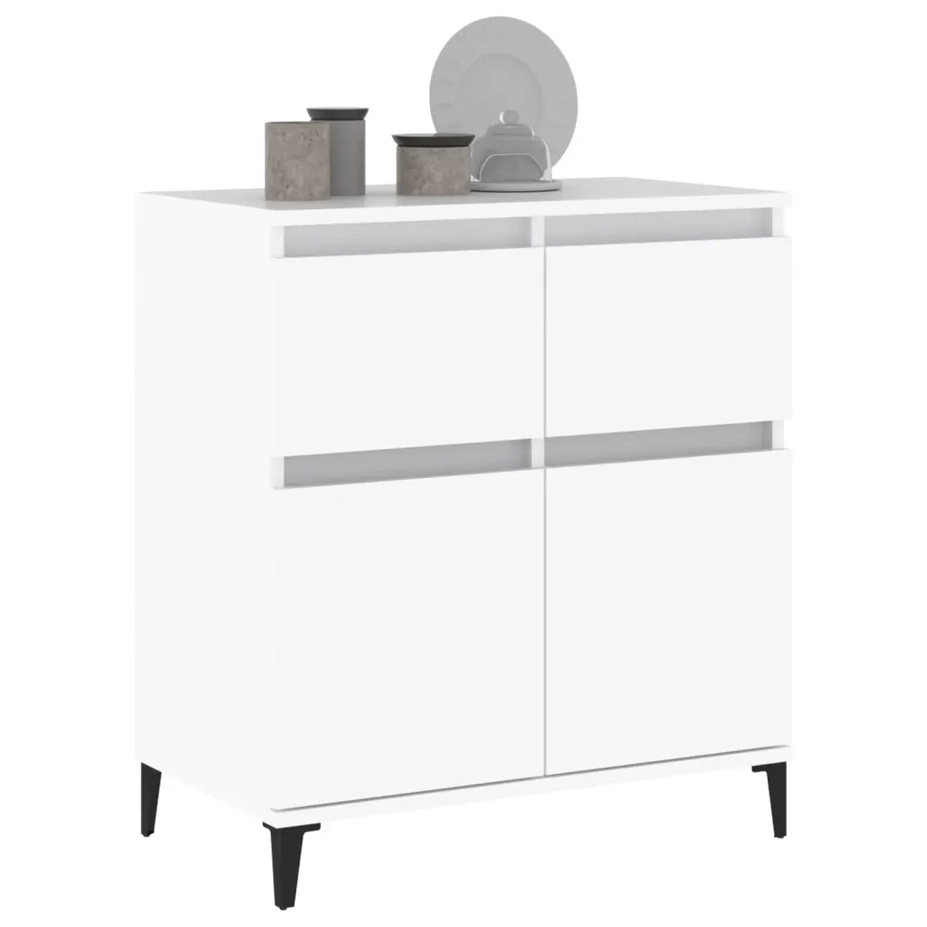 Credenza Bianca 60x35x70 cm in Legno Multistrato 819684