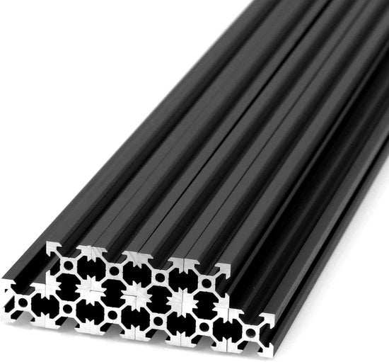 Linee Guida Lineari in Alluminio - 700 mm - 10 Pezzi - Standard Europeo - Per Stampanti 3D/Macchine CNC