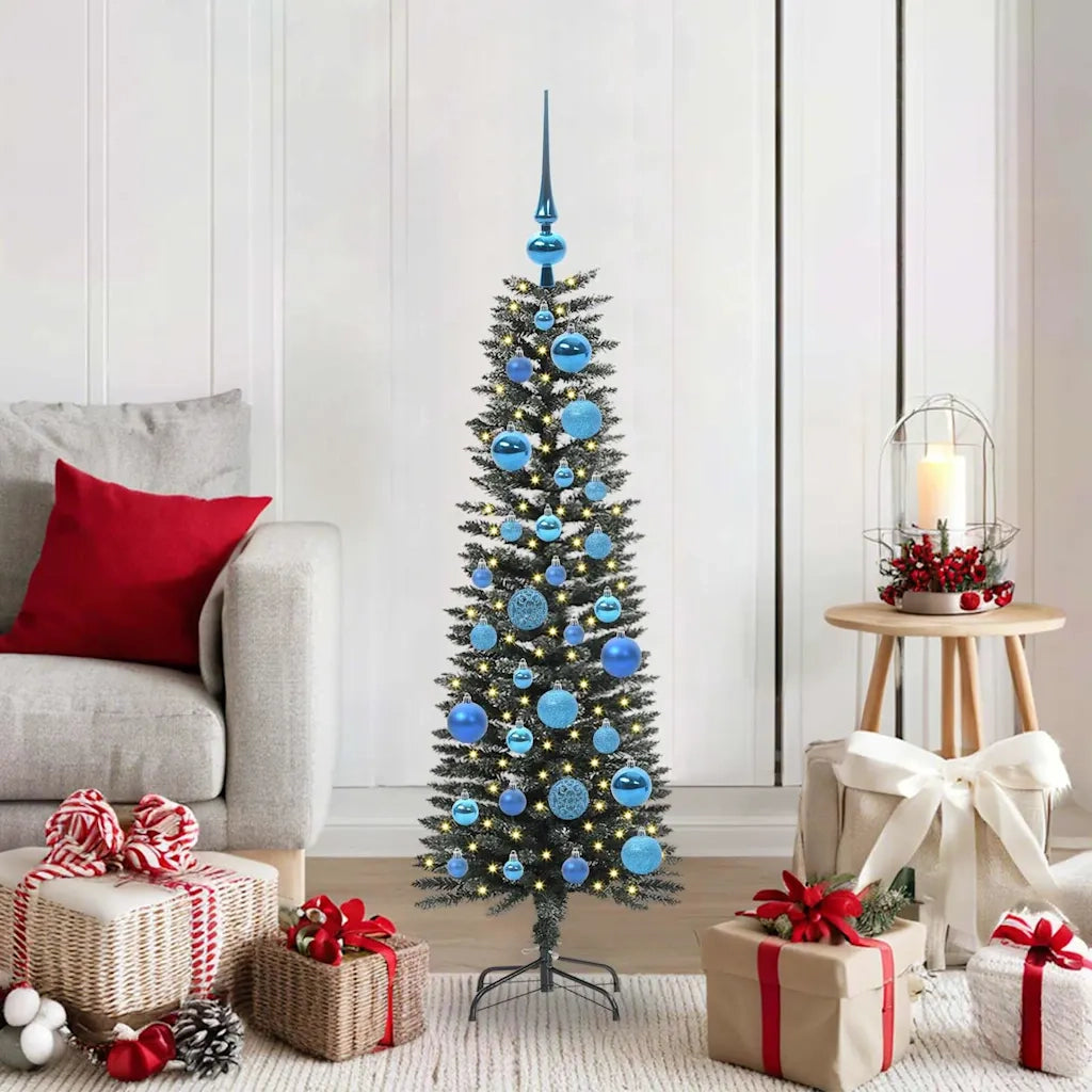Albero di Natale artificiale con 150 LED Verde 120 cm 3395923
