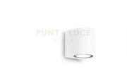 APPLIQUE ZENO ROUND BIANCO 1 LUCE ATTACCO GU10 IP65 H.8CM