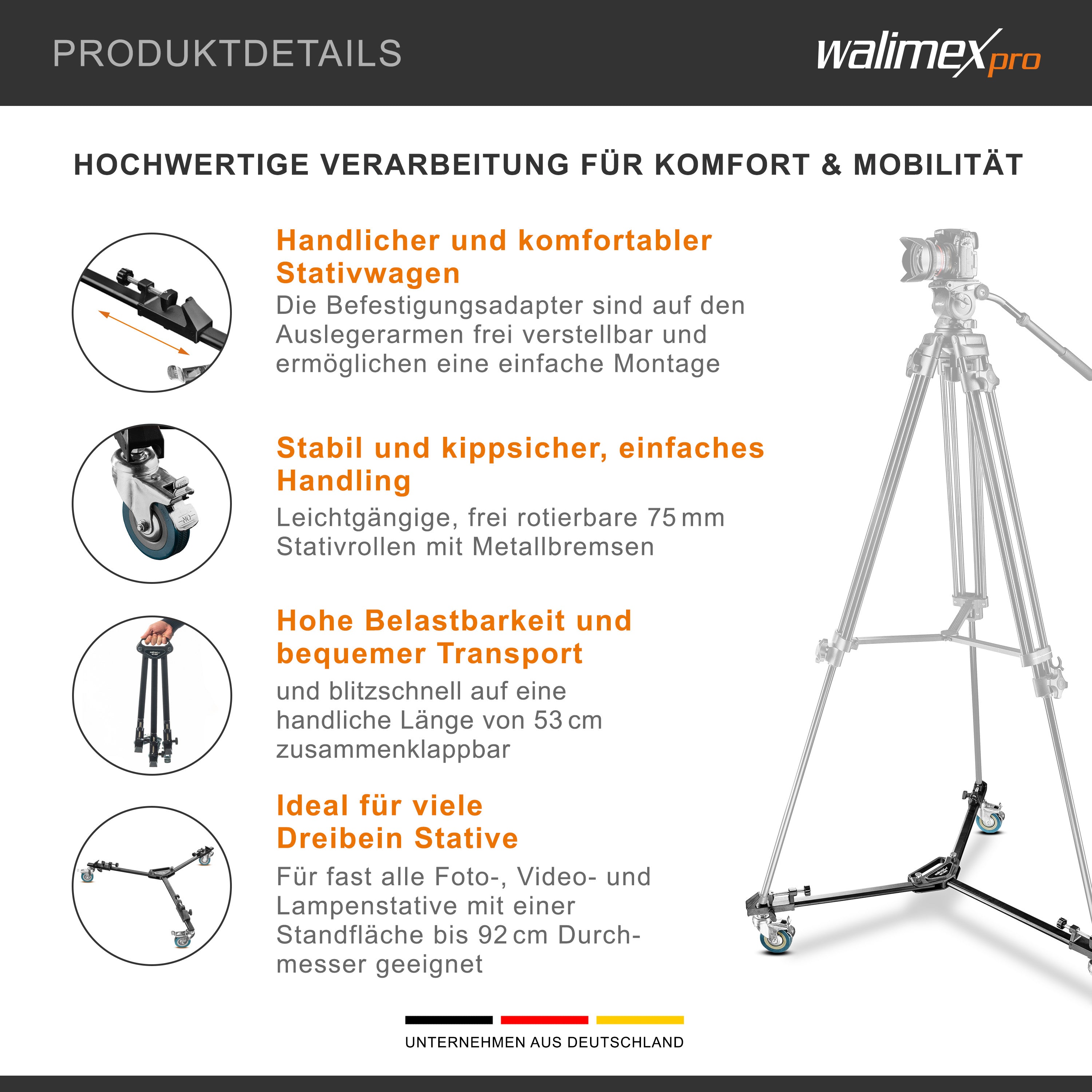 WT-600 Treppiede dolly