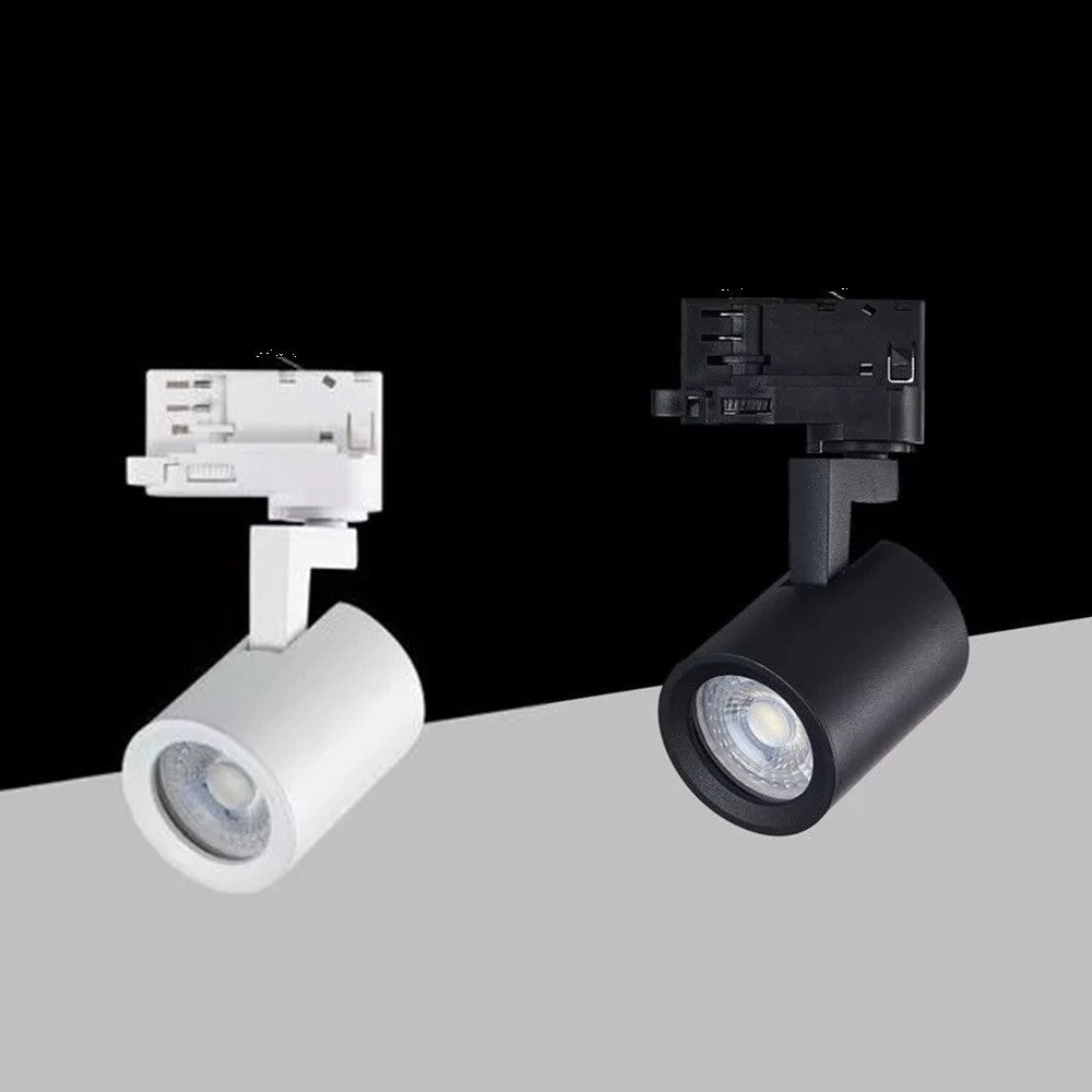 Trade Shop - Faretto Lampada Portafaretto Per Binario Trifase Direzionabile Attacco Gu10 Ip20 Tr8801 -