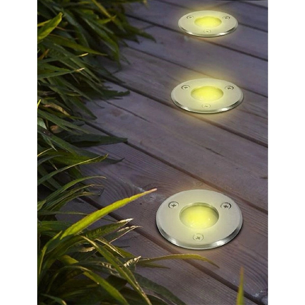 Trade Shop - Faretto Led Incasso Segnapassi Calpestabile 1,5 W Luce 4000k 6500k 3000k Es07 -