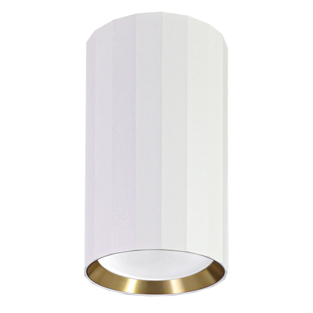 Faretto plafone bianco/oro GU10 Nicea 323460 Polux