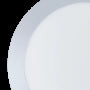 MARS 1 PLAFONIERA 60W E27 ARGENTO E VETRO BIANCO - EGLO 89248