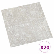 Plance per Pavimentazione Autoadesiva 30,5 x 30,5 cm 20 pz PVC CFW8377606
