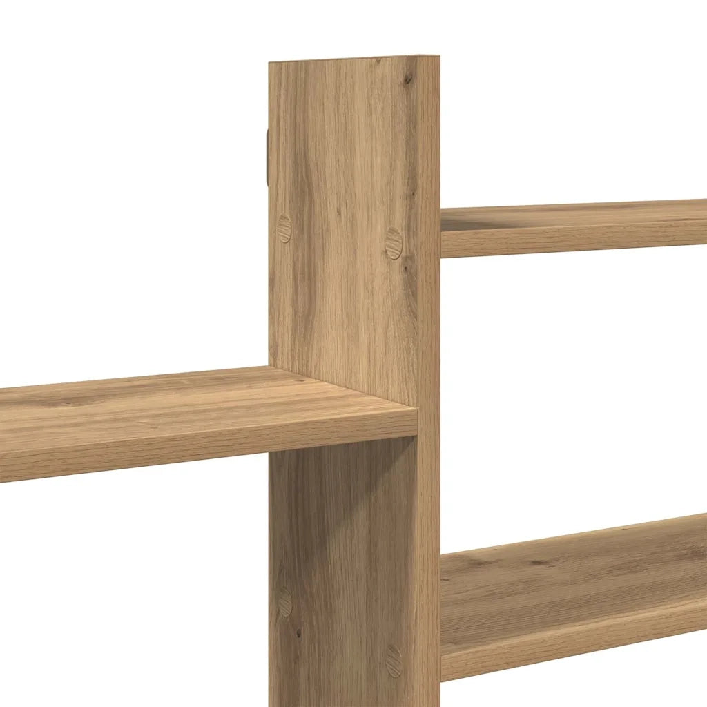 Mensola a Parete Rovere Artigianale 167,5x18x68 cm Truciolato 853325