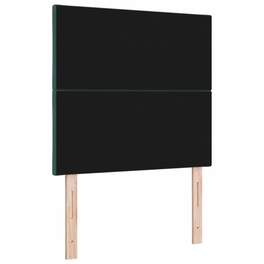Testiera LED Verde Scuro 100 cm Velluto 3338511