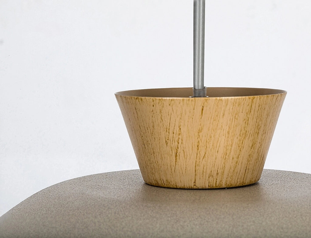 Lampada a sospensione Golnar beige opale legno Rabalux