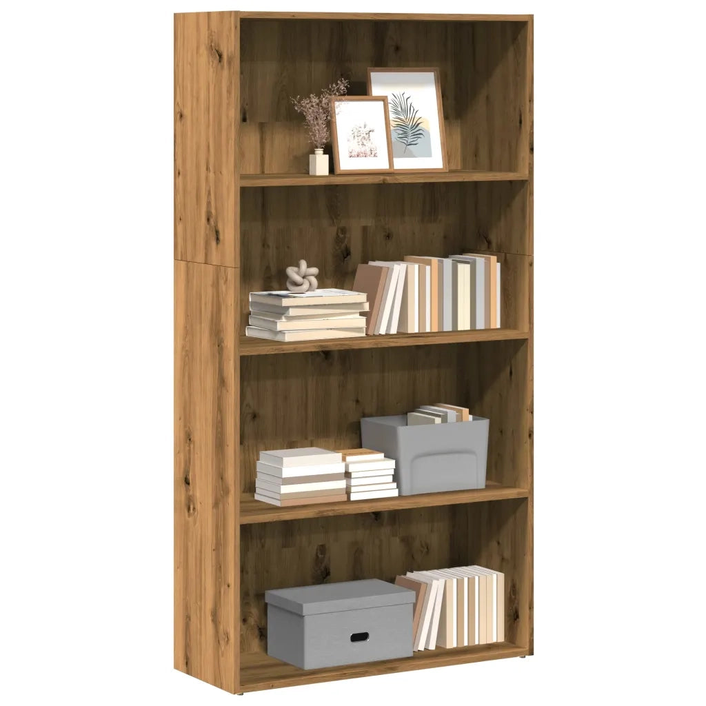 Libreria Rovere Artigianale 80x30x152 cm in Legno Multistrato 857948