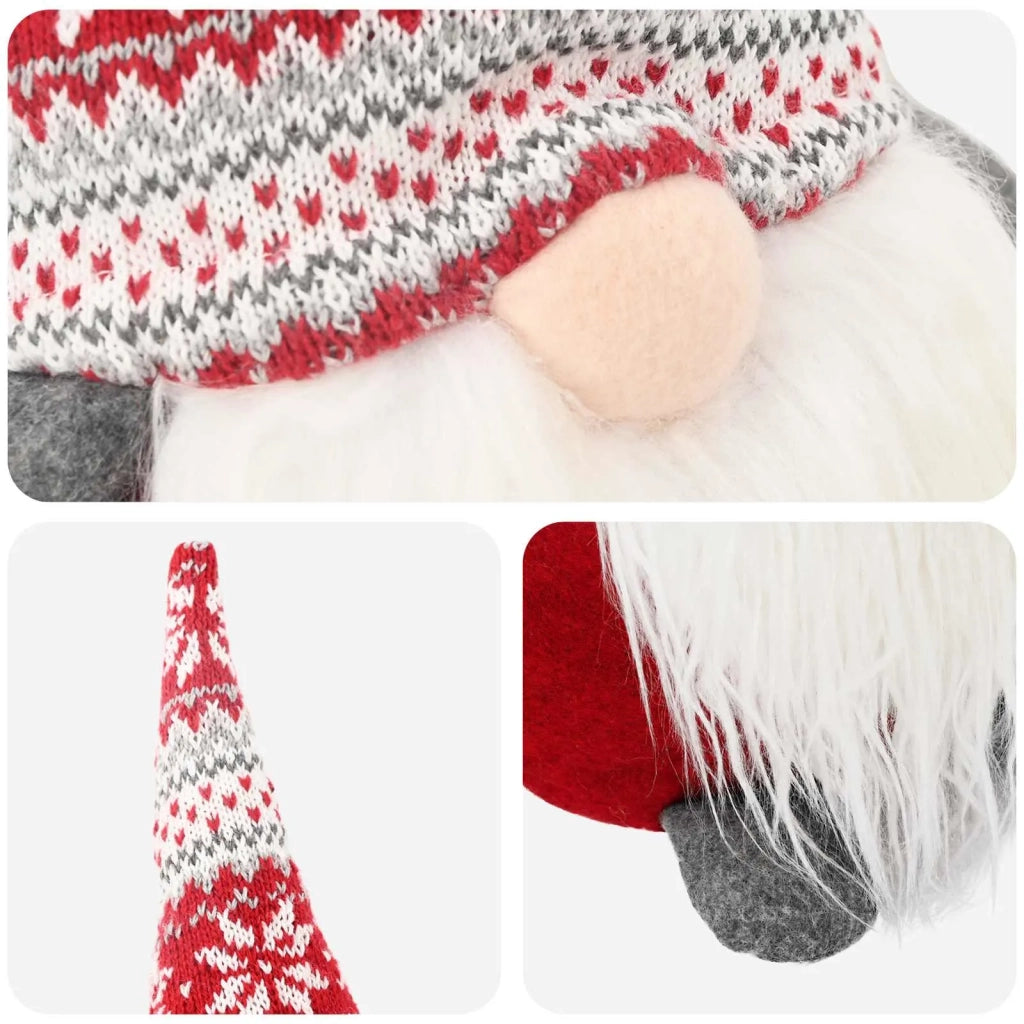 Gnomo di Natale Rosso 45 cm Poliestere 42050773