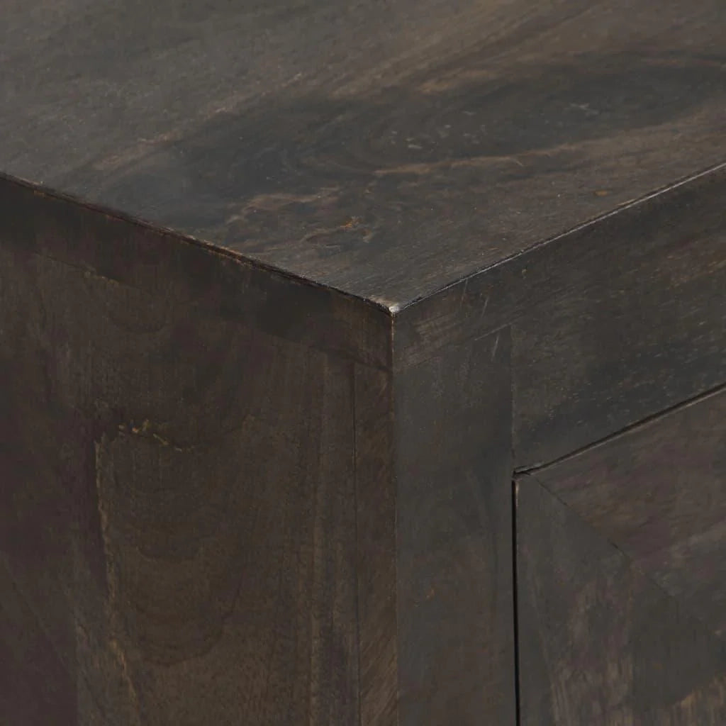 Buffet credenza mobiletto consolle mobile contenitore legno massello di mango 76 cm 4402212