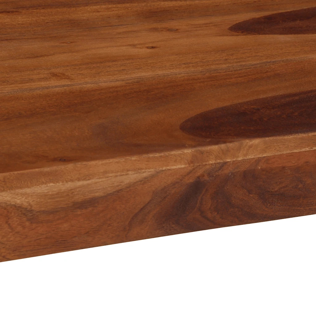 Tavolo da Pranzo 120x60x76 cm in Legno Massello di Acacia