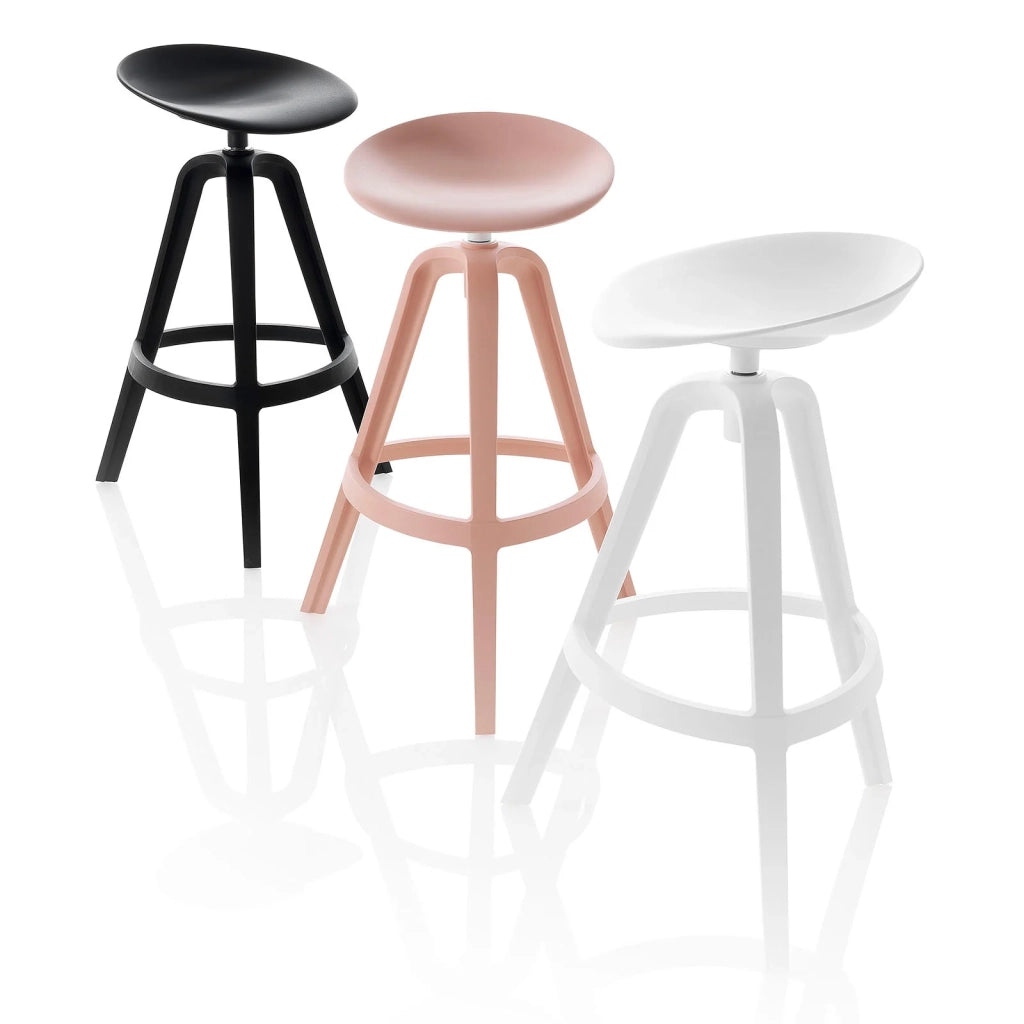 Set 2 Sgabelli da interno/esterno COLBY nero