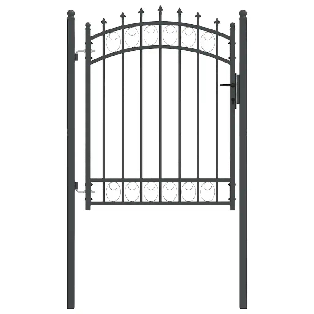 Cancello della recinzione con punte EMMEN 150 x 100 cm CFW5488472