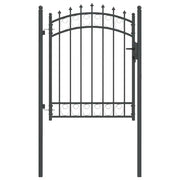 Cancello della recinzione con punte EMMEN 150 x 100 cm CFW5488472