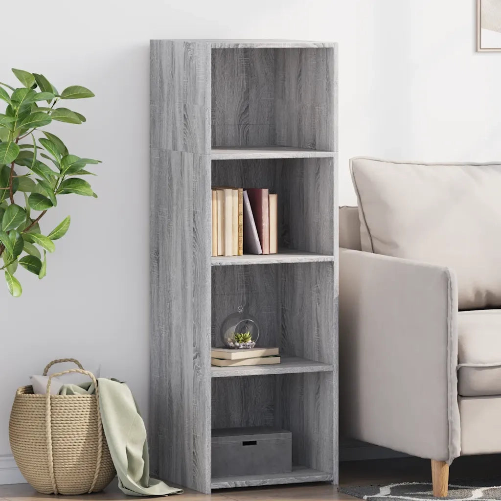Credenza-Buffet-Armadio da cucina Grigio Sonoma 40x41x124cm in Legno Multistrato