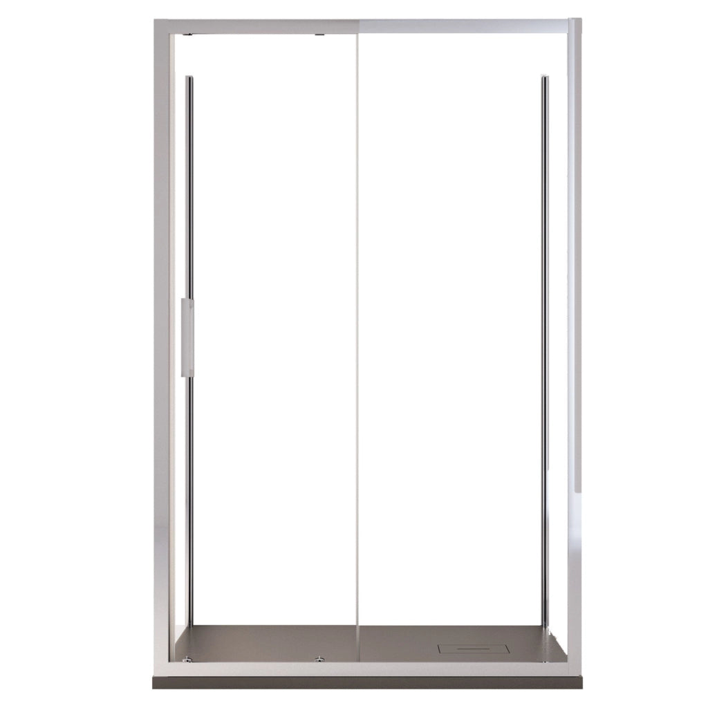 Box Doccia 3 Lati 70x170x70 cm 1 Anta Scorrevole in Cristallo Trasparente 6mm H195 Bonussi Edvige