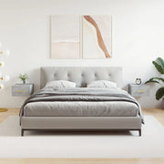Comodini a Muro 2 pz Grigio Cemento 35x35x20 cm 829797