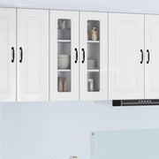 Mobile da cucina con lo scaffale-Armadio da cucina Bianco Lucido 60 x 31 x 80 cm 918095