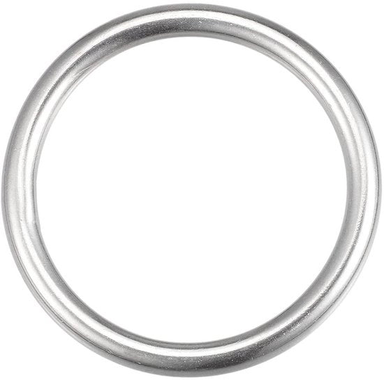 O-ring in acciaio inossidabile 50x6mm per oggetti da appendere