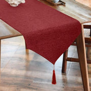Tavolo da pranzo con finitura in lino, tavolo da pranzo in plastica lavabile, tovaglia da tavolo, tessuto elegante per interni ed esterni, decorazione da tavolo.