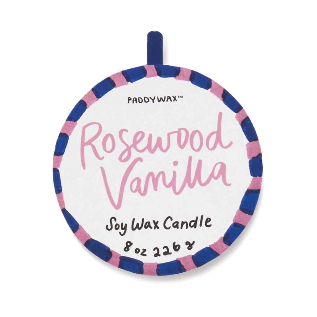 Candela Adopo in ceramica da 226 g (8 oz) - Profumo Rosewood Vanilla  Confezionata in scatola