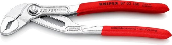 Pompa ad alta pressione in acciaio inox, con superficie anti-slip in plastica 180 mm 87 03 180