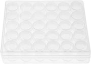 Bacchette trasparenti in plastica - Contenitore per il fai da te - Piccolo e portatile - Trasparente - Per gioielli e perle - Soluzione di organizzazione pratica