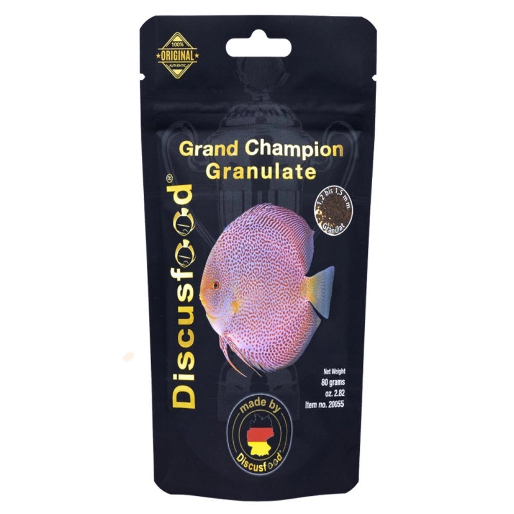 Discusfood Grand Champion 1.2-1.5mm - Alimentazione Premium per Discus Formato: 80 gr