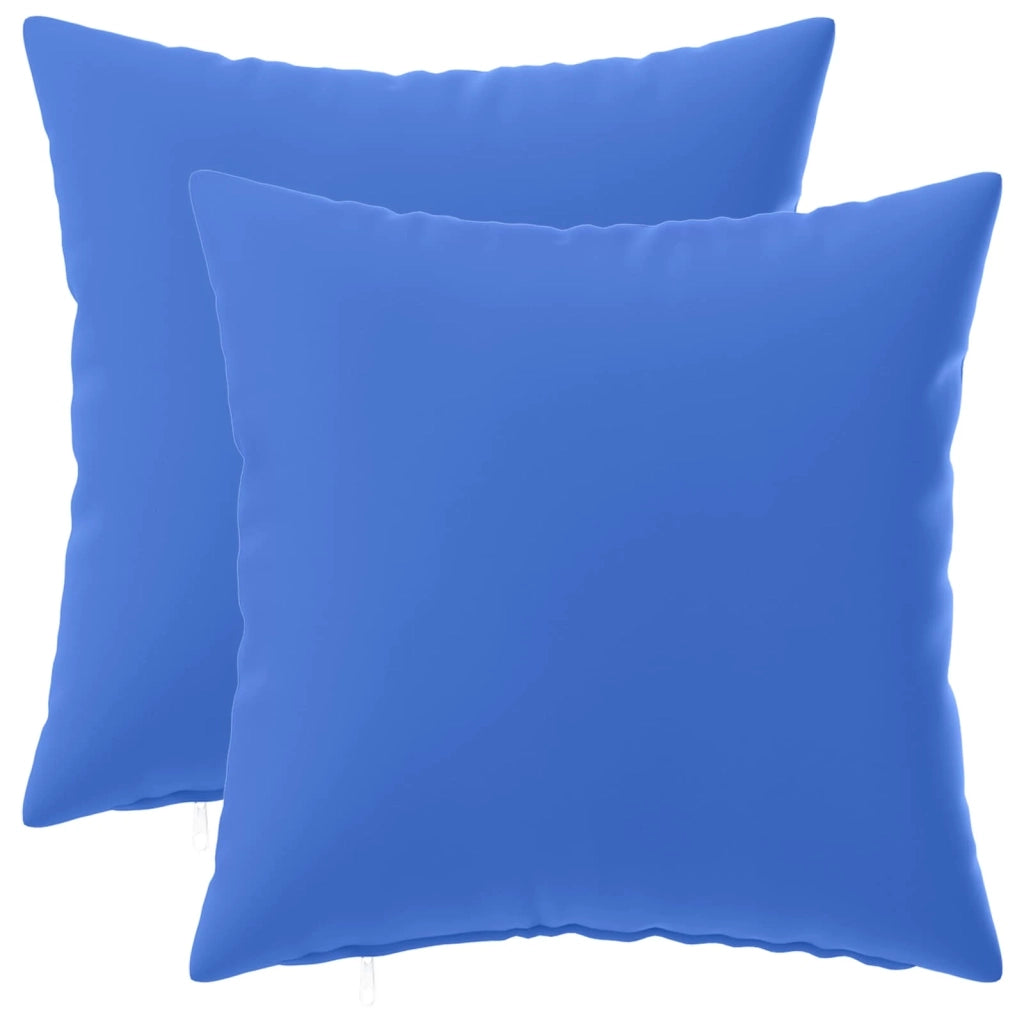 Federa 2 pcs HEERLEN Blu Reale 30 x 30 cm Poliestere 907503