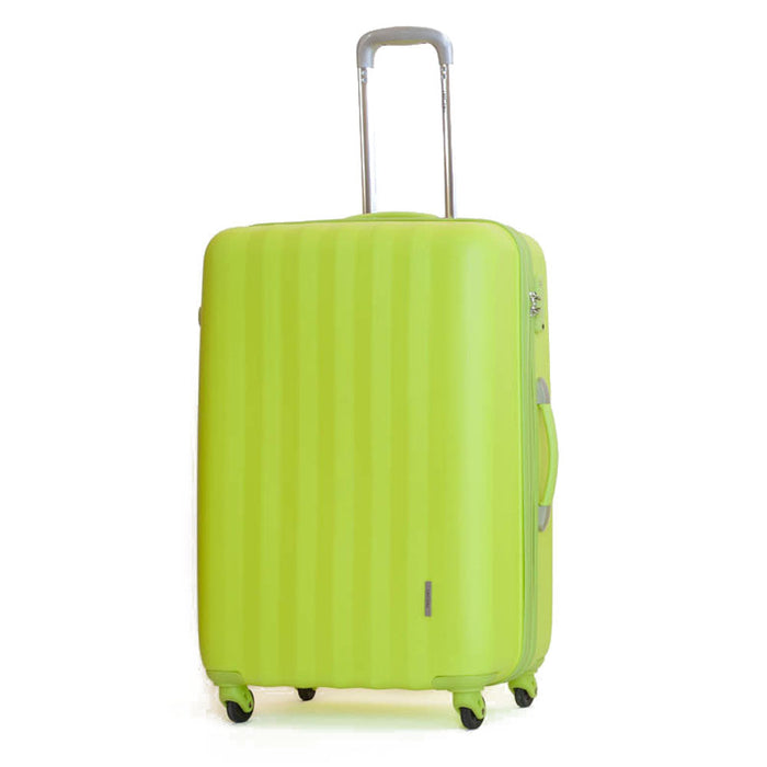 Trolley Valigia Grande Rigida in ABS 4 Ruote TSA Ravizzoni Icon Verde Mela