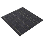 Piastrella per Tappeto Grigio scuro con strisce 50 x 50 cm CFW8972153