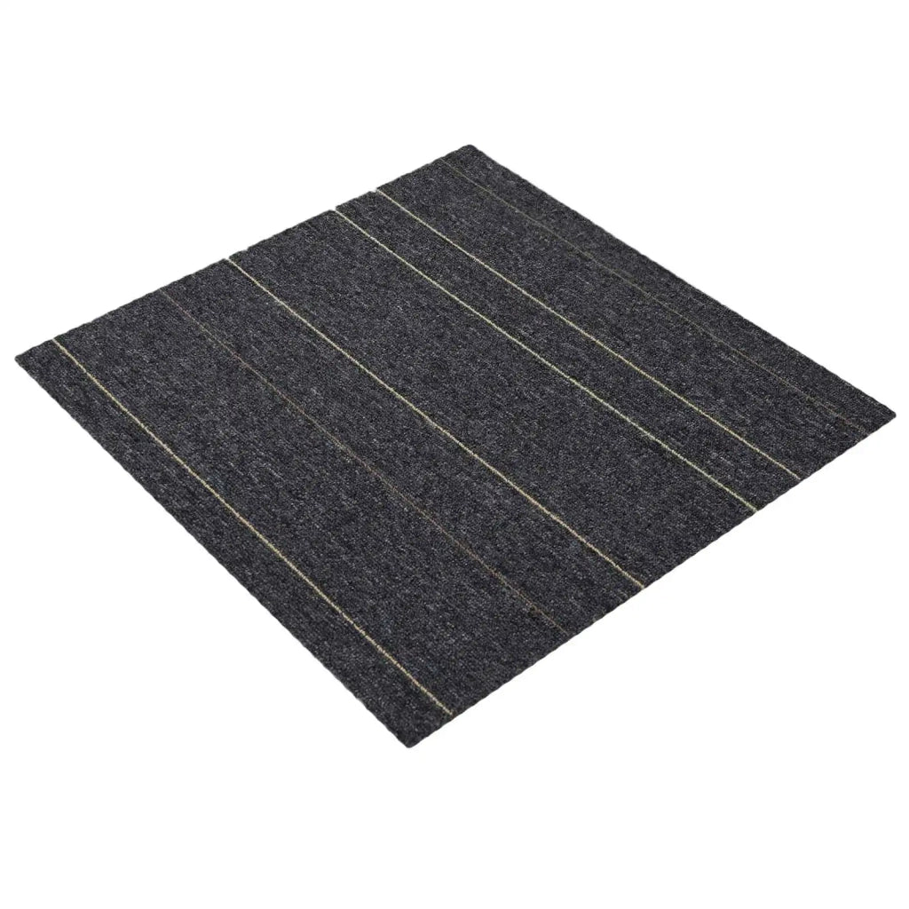 Piastrella per Tappeto Grigio scuro con strisce 50 x 50 cm CFW8972153