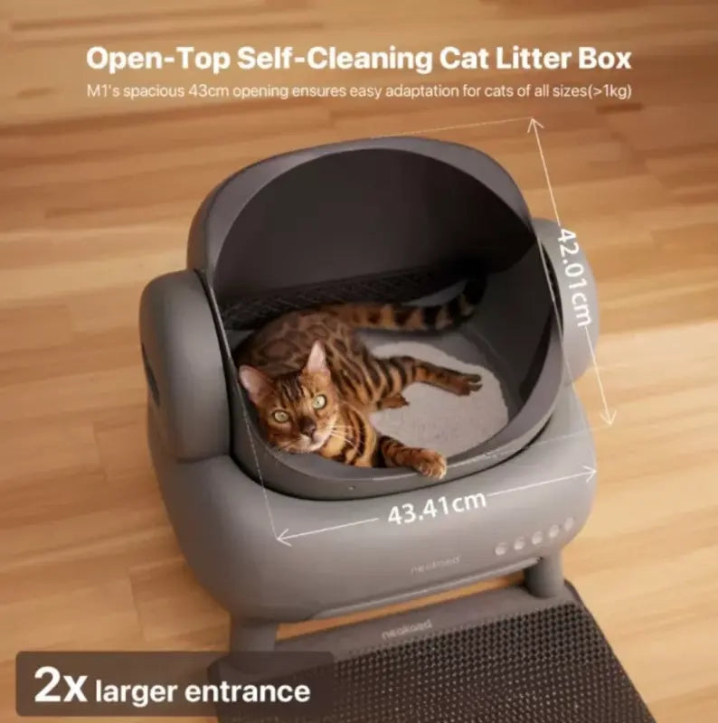 Neakasa M1 Lettiera Gatto Autopulente Grande. Controllo APP. Smaltimento rifiuti