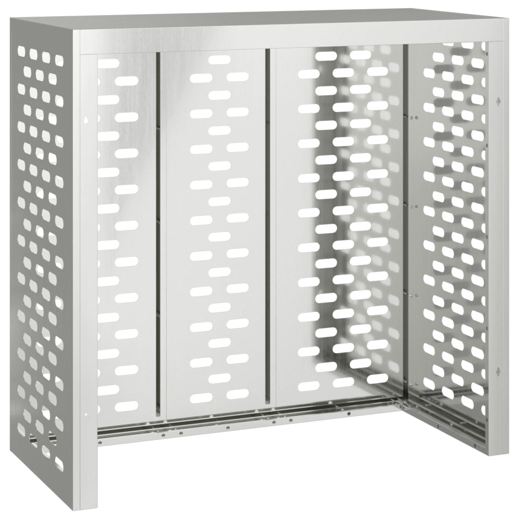Copertura per Condizionatore d'Aria 110x50x105 cm Acciaio Zincato