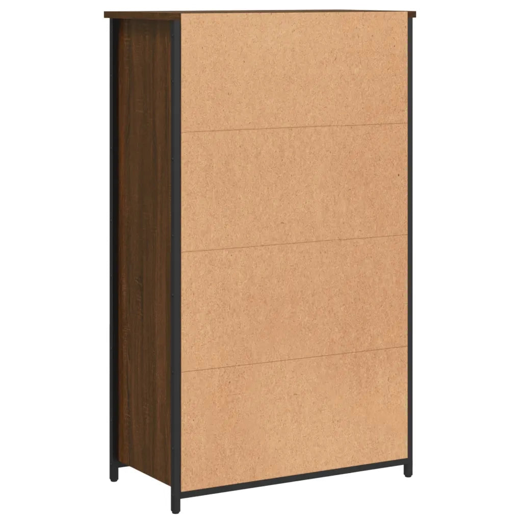 Credenza-Buffet-Armadio da cucina Rovere Marrone 62x32x103,5 cm in Legno Multistrato