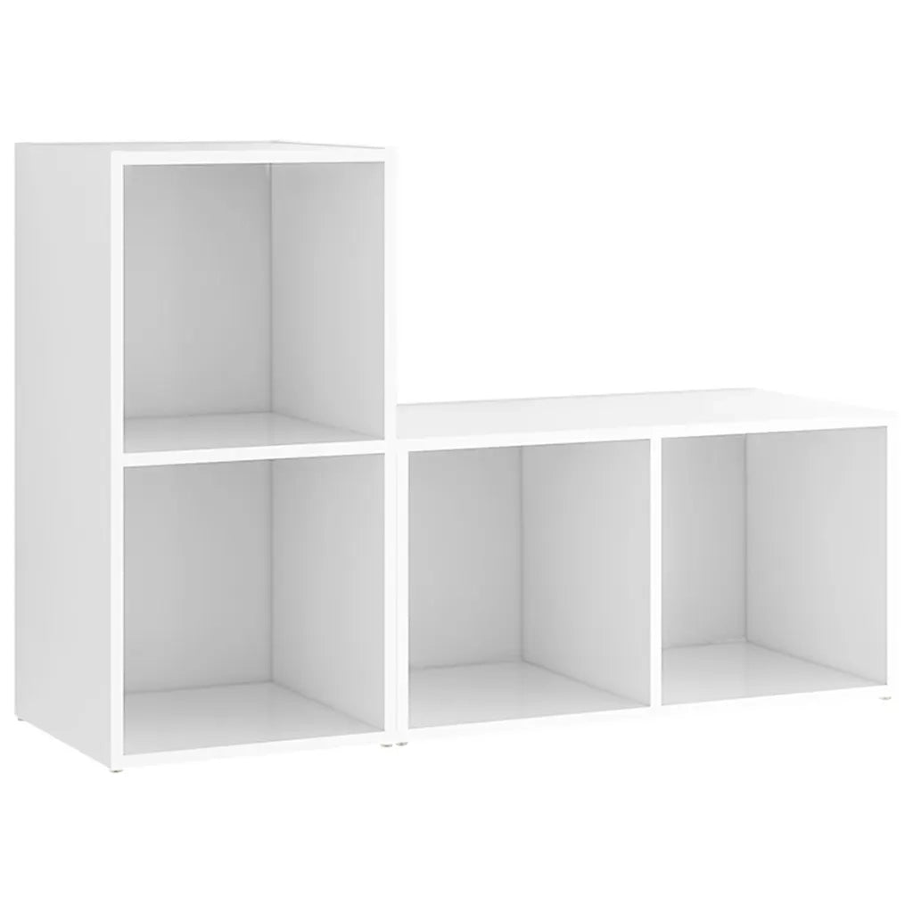 Mobili Porta TV 2 pz Bianco 72x35x36,5 cm in Legno Multistrato 3079943