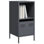 Credenza-Buffet-Armadio da cucina Antracite 35x39x73,5 cm in Acciaio Laminato a Freddo 496279